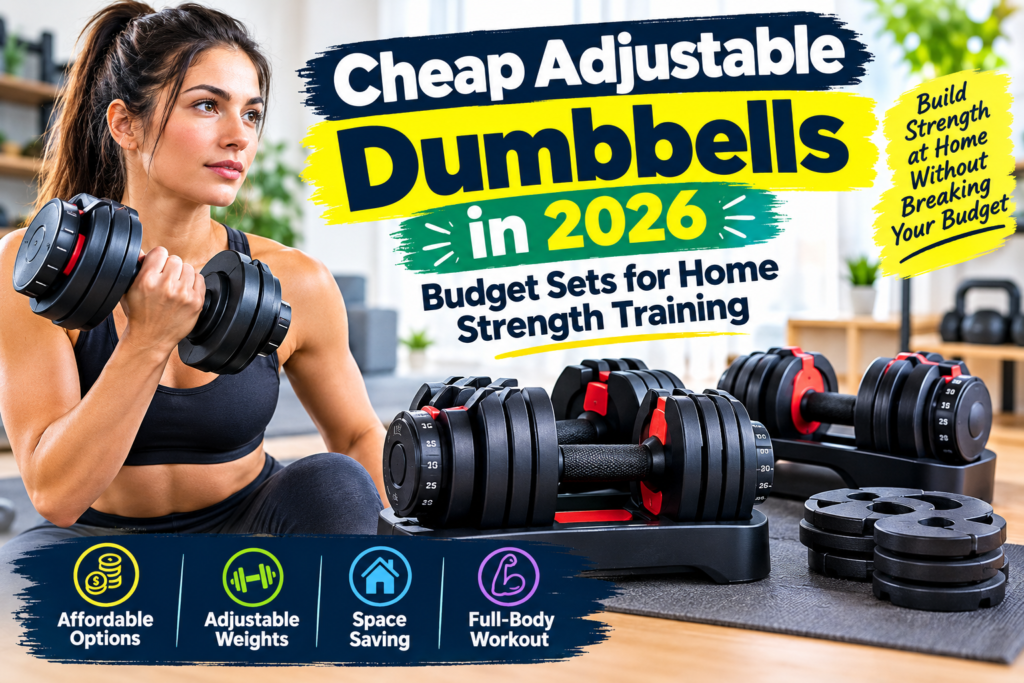 Cheap Adjustable Dumbbells in 2026: Budget Sets for Home Strength Training