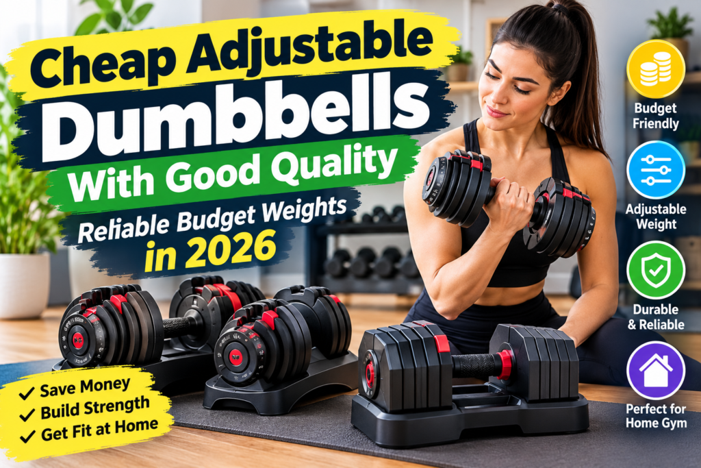 Cheap Adjustable Dumbbells With Good Quality: Reliable Budget Weights in 2026