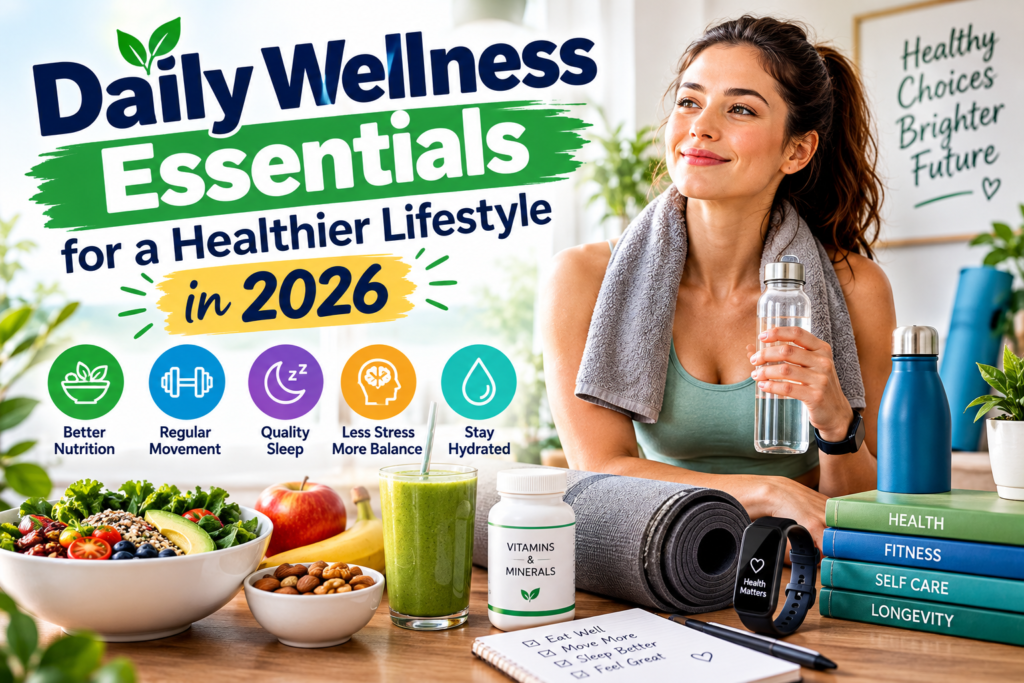 Daily Wellness Essentials for a Healthier Lifestyle in 2026