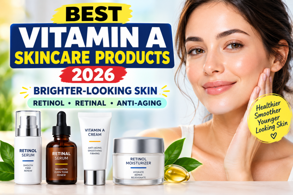 Best Vitamin A Skincare Products for Brighter Skin in 2026