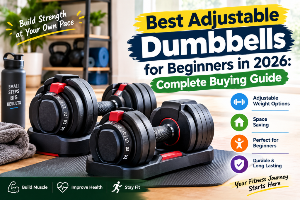 Best Adjustable Dumbbells for Beginners in 2026: Complete Buying Guide