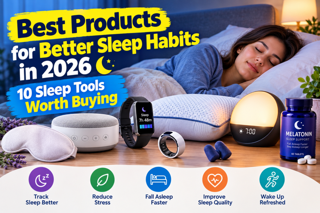 Best Products for Better Sleep Habits in 2026: 10 Sleep Tools Worth Buying