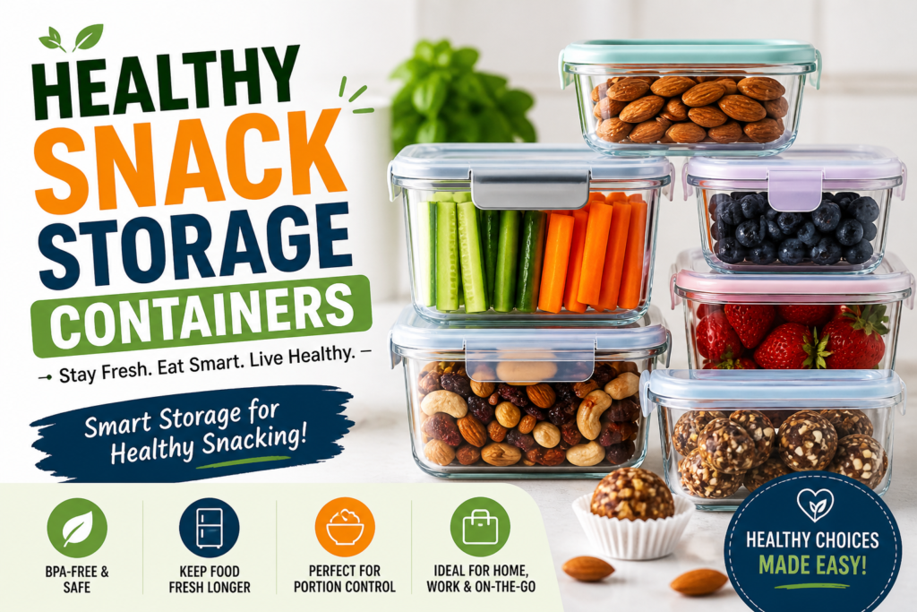 Healthy Snack Storage Containers