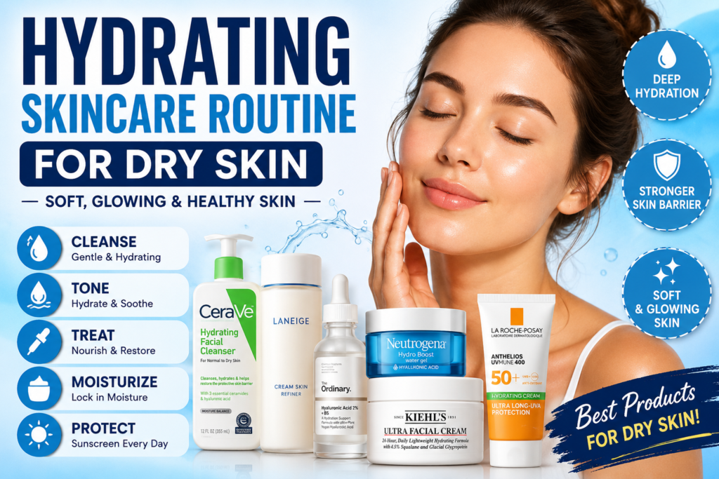 Hydrating Skincare Routine for Dry Skin