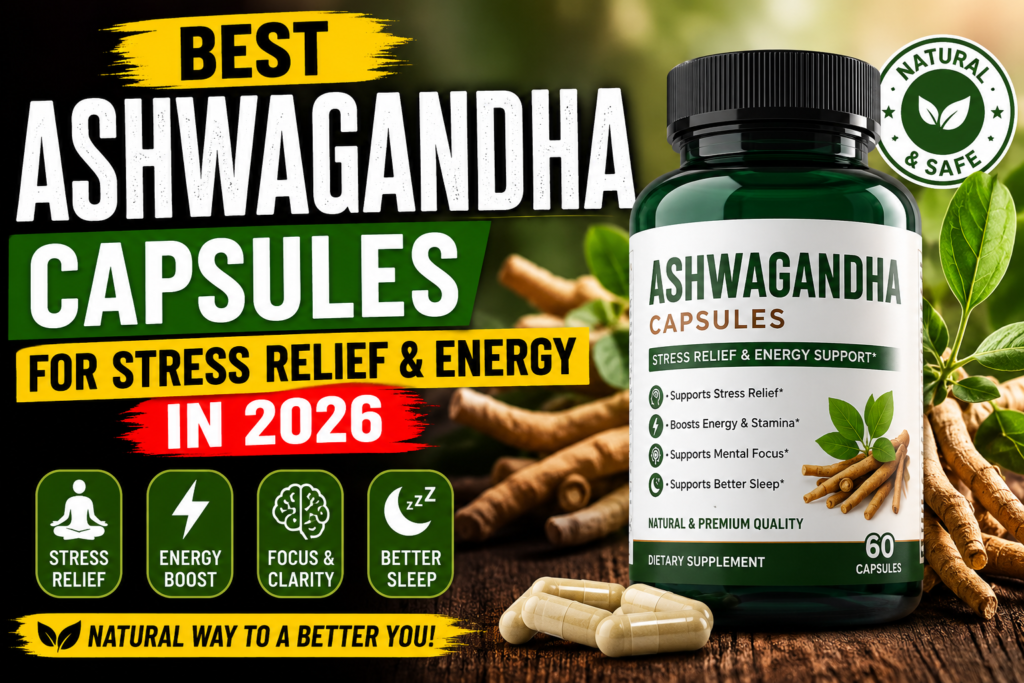 Best Ashwagandha Capsules for Stress Relief & Energy in 2026