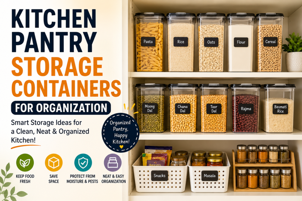 Kitchen Pantry Storage Containers for Organization