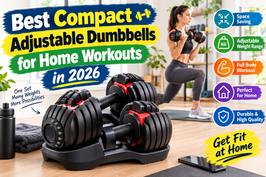 Best Compact Adjustable Dumbbells for Home Workouts in 2026