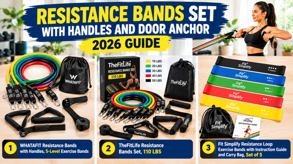 Resistance Bands Set with Handles and Door Anchor: 2026 Guide