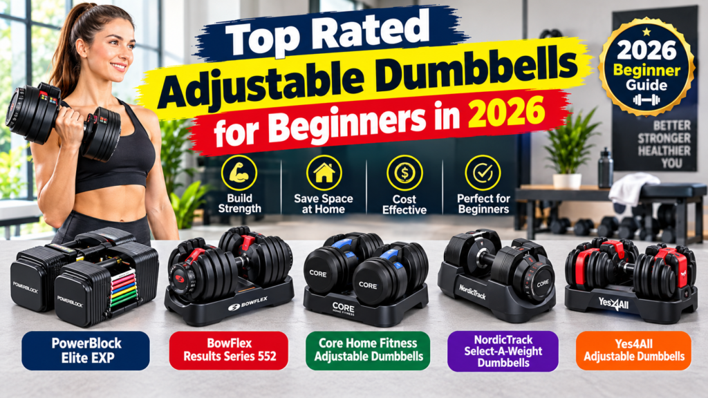 Top Rated Adjustable Dumbbells for Beginners in 2026