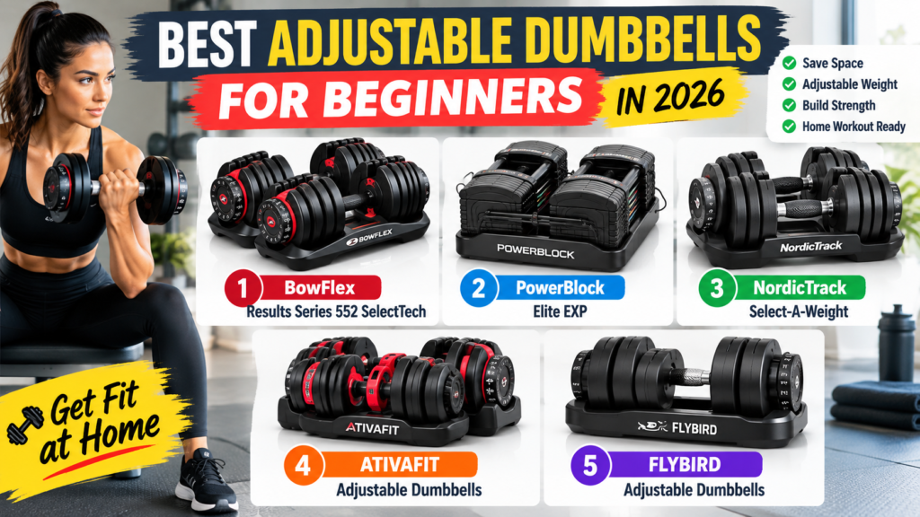 Best Adjustable Dumbbells for Beginners in 2026: Top 5 Picks