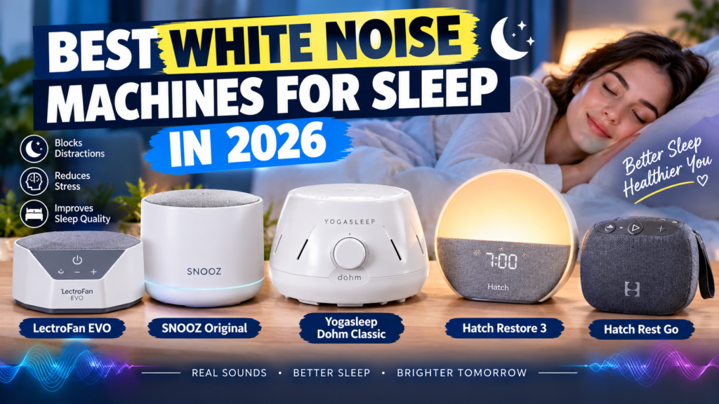 Best White Noise Machines for Better Sleep in 2026: Top Picks, Features, and Buying Guide