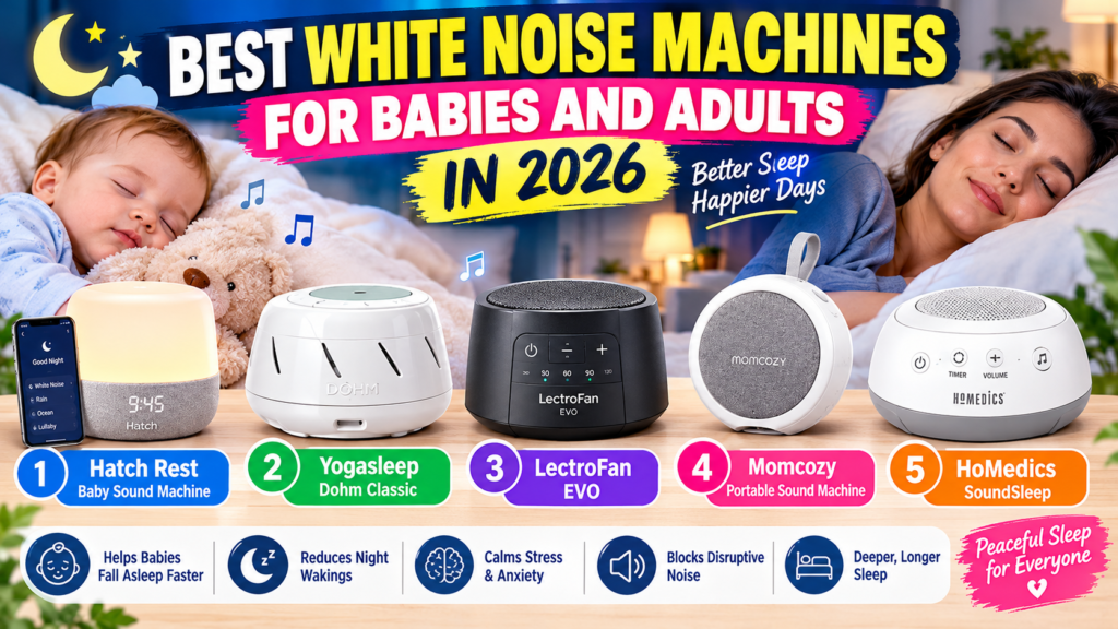 Best White Noise Machines for Babies and Adults in 2026