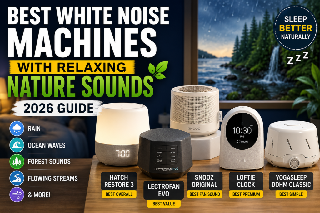 best White Noise Machines with Relaxing Nature Sounds