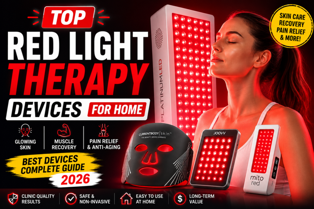 top Red Light Therapy Devices for Home