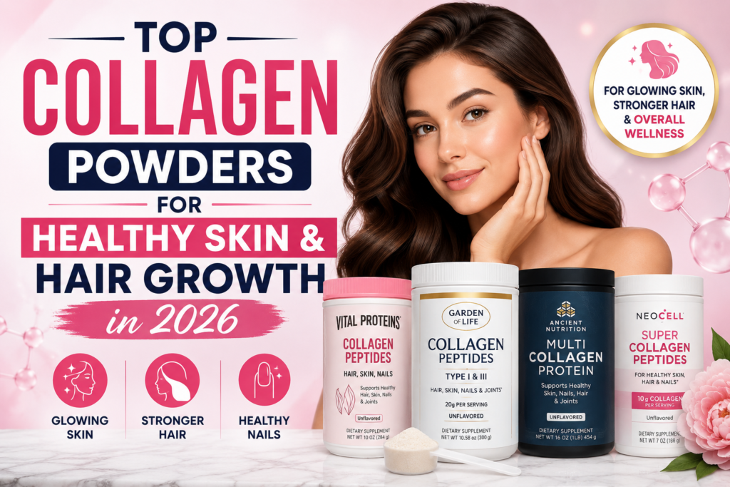 Top Collagen Powders for Healthy Skin and Hair Growth in 2026