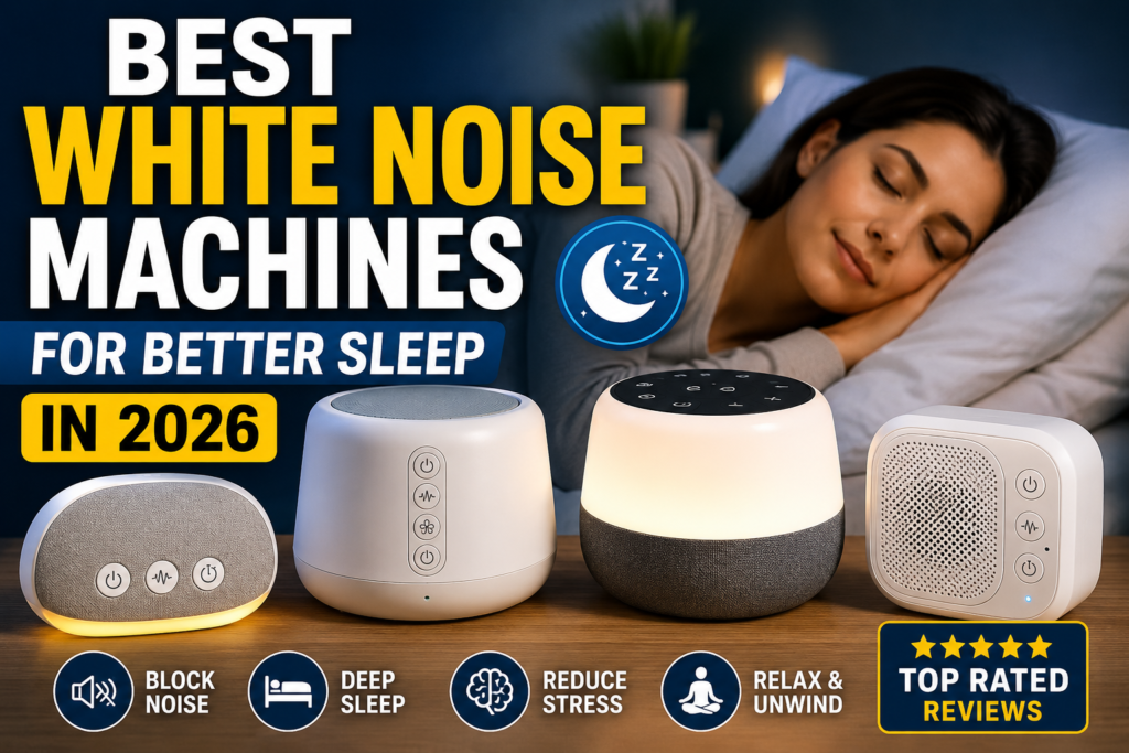 Best White Noise Machines for Better Sleep in 2026