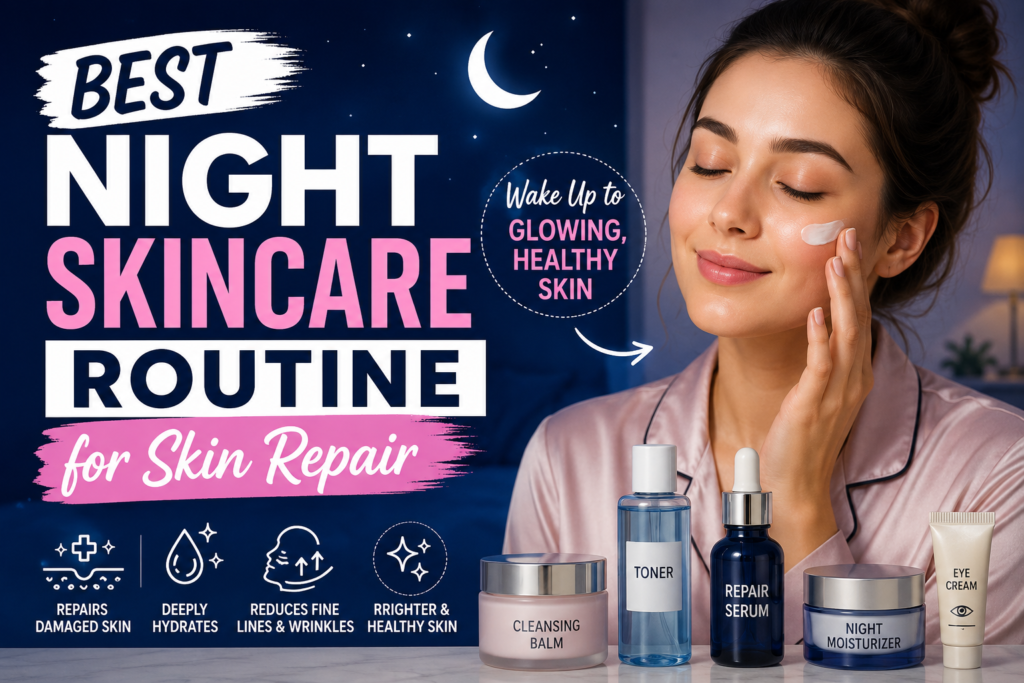 Best Night Skincare Routine for Skin Repair