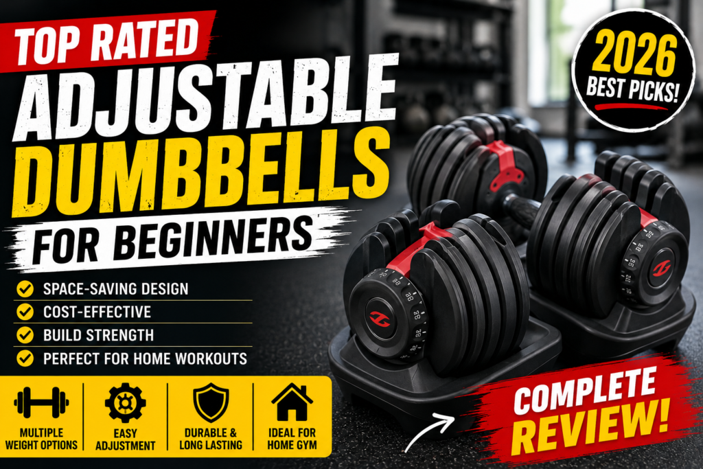 Top Rated Adjustable Dumbbells for Beginners (Complete Review)