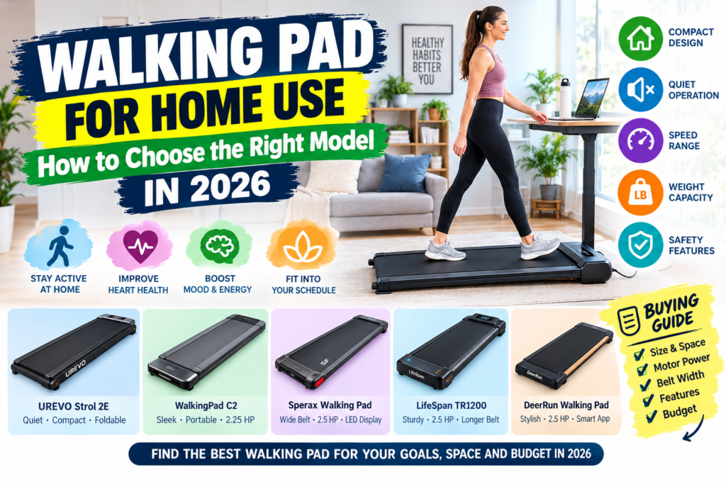 Walking Pad for Home Use: How to Choose the Right Model in 2026