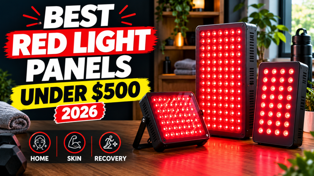 Best Budget Red Light Therapy Panels Under $500 in 2026