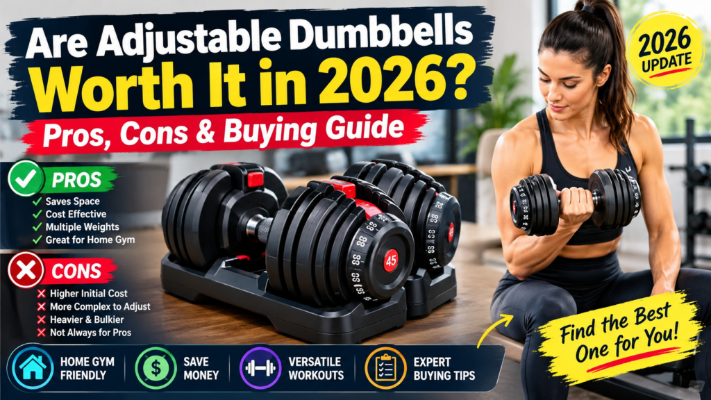 Are Adjustable Dumbbells Worth It in 2026? Pros, Cons & Buying Guide