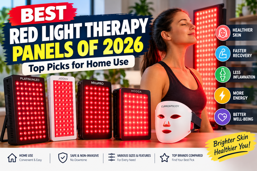 Best Red Light Therapy Panels of 2026: Top Picks for Home Use