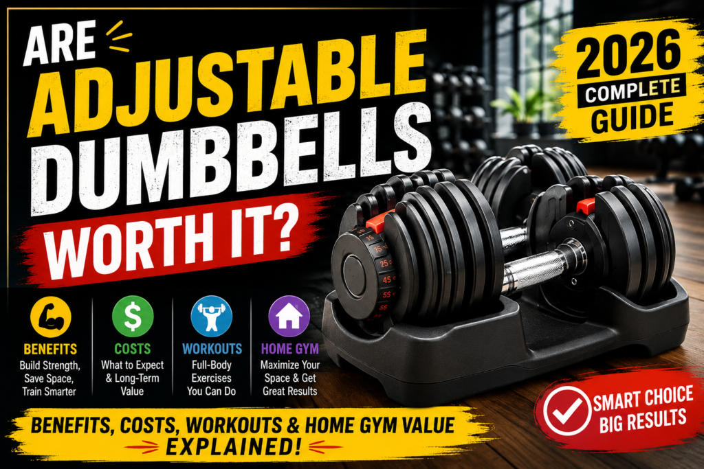 Are Adjustable Dumbbells Worth It? A Complete Fitness Guide to Benefits, Costs, Workouts & Home Gym Value in 2026