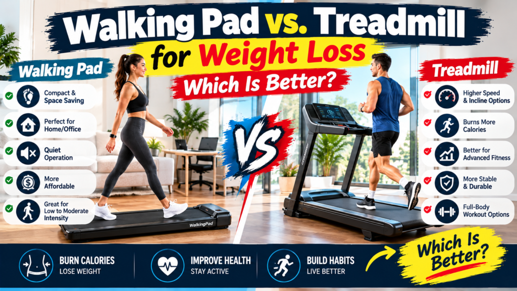 Walking Pad vs. Treadmill for Weight Loss: Which Is Better?