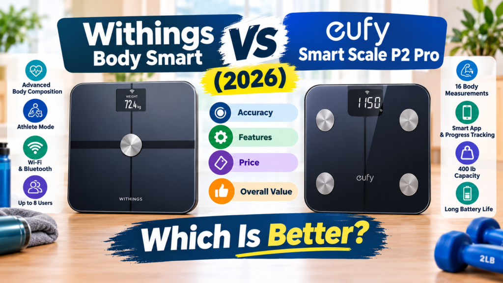 Withings Body Smart vs Eufy Smart Scale P2 Pro (2026): Which Is Better?
