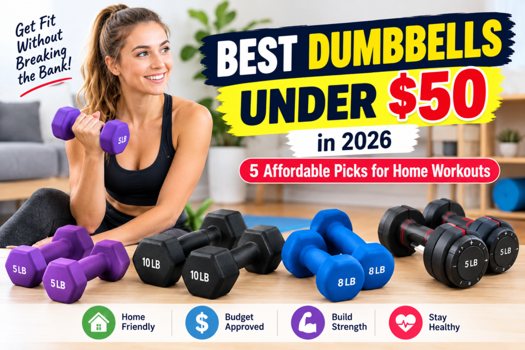 Best Dumbbells Under $50 in 2026: 5 Affordable Picks for Home Workouts