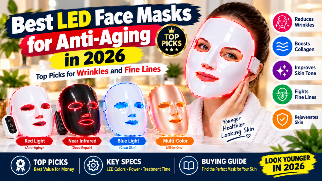 Best LED Face Masks for Anti-Aging in 2026: Top Picks for Wrinkles and Fine Lines