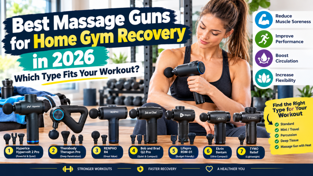 Best Massage Guns for Home Gym Recovery in 2026: Which Type Fits Your Workout?