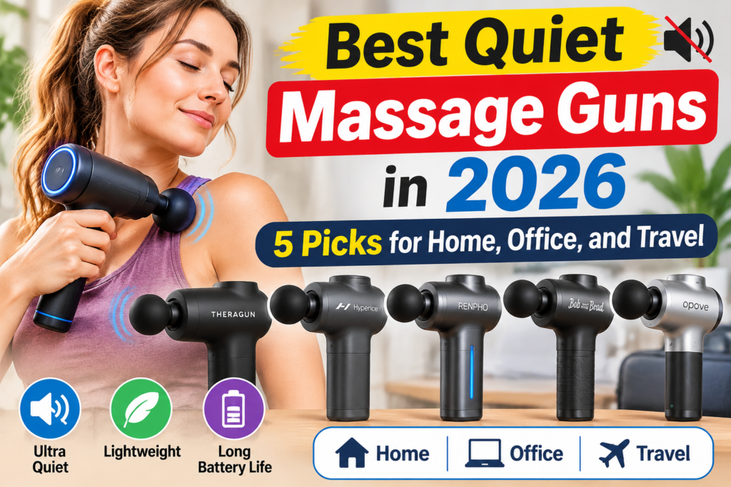 Best Quiet Massage Guns in 2026: 5 Picks for Home, Office, and Travel