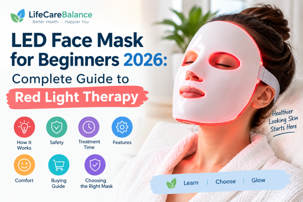 LED Face Mask for Beginners 2026: Complete Guide to Red Light Therapy