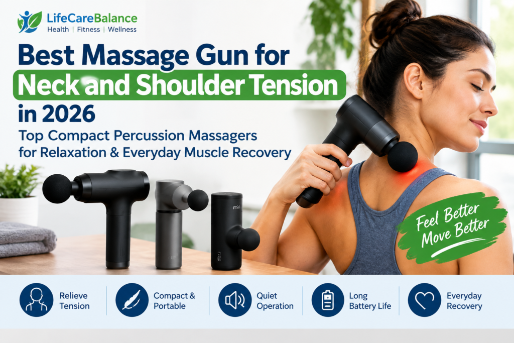 Best Massage Gun for Neck and Shoulder Tension in 2026: Top Compact Percussion Massagers for Relaxation & Everyday Muscle Recovery