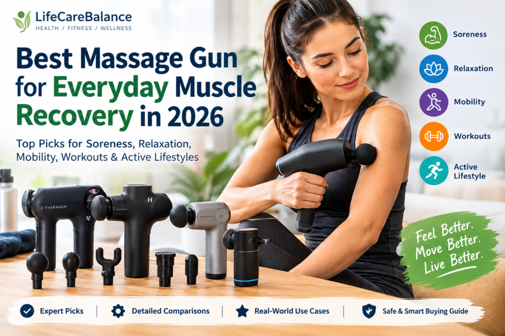 Best Massage Gun for Everyday Muscle Recovery in 2026: Top Picks for Soreness, Relaxation, Mobility, Workouts & Active Lifestyles