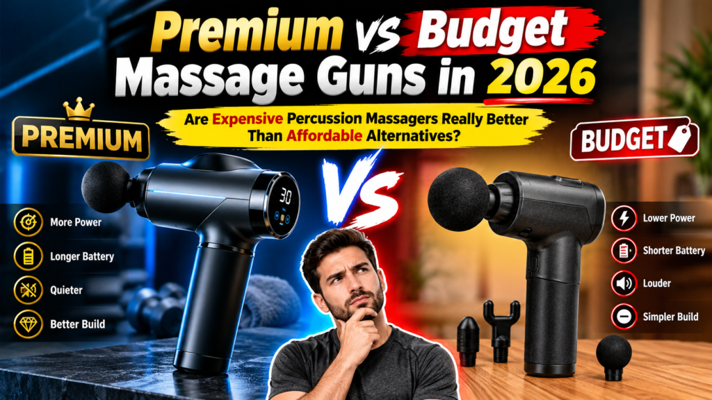 Premium vs Budget Massage Guns in 2026: Are Expensive Percussion Massagers Really Better Than Affordable Alternatives?
