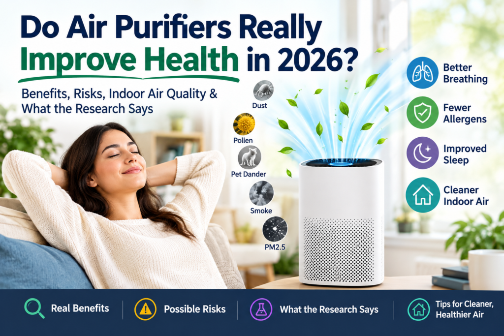 Do Air Purifiers Really Improve Health in 2026? Benefits, Risks, Indoor Air Quality & What the Research Says