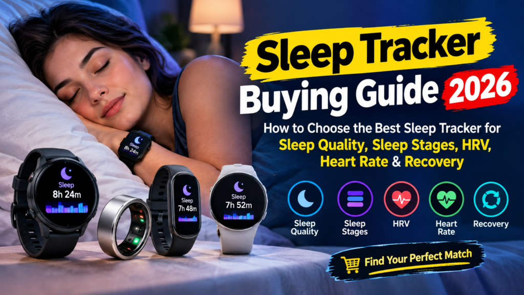 Sleep Tracker Buying Guide 2026: How to Choose the Best Sleep Tracker for Sleep Quality, Sleep Stages, HRV, Heart Rate & Recovery
