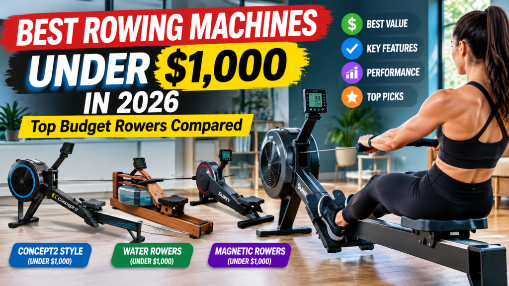 Best Rowing Machines Under $1,000 in 2026: Top Budget Rowers Compared
