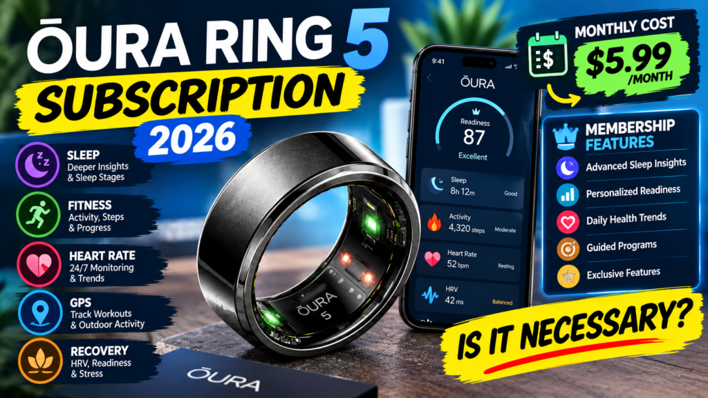 Oura Ring 5 Subscription 2026: What You Get, Monthly Cost, Membership Features & Is It Necessary?