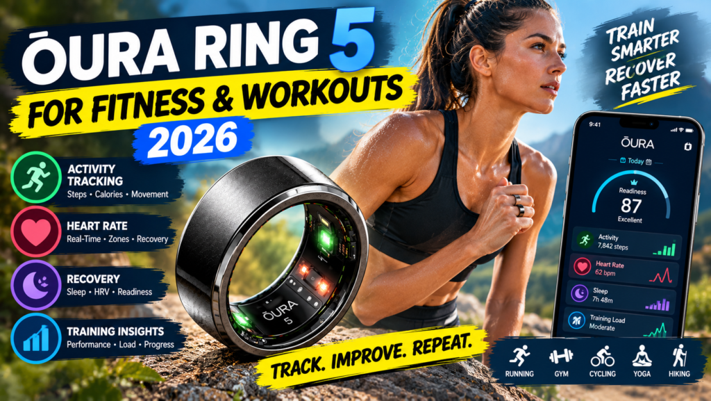 Oura Ring 5 for Fitness and Workouts 2026: Activity Tracking, Heart Rate, Recovery & Training Insights