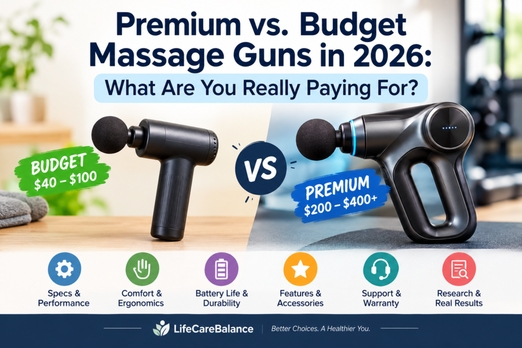 Premium vs. Budget Massage Guns in 2026: What Are You Really Paying For?